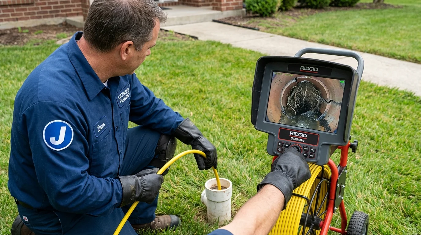 Sewer camera inspection being performed by Johns Plumbing LLC in Vega Alta